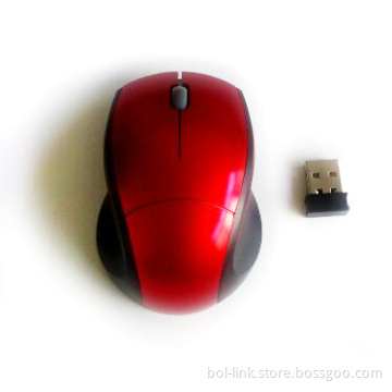Mini 2.4GHz Optical USB Wireless Mouse Red